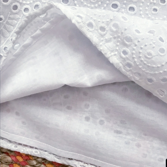 1.STATE blouse Eyelet One Shoulder ultra white - Picture 5 of 6